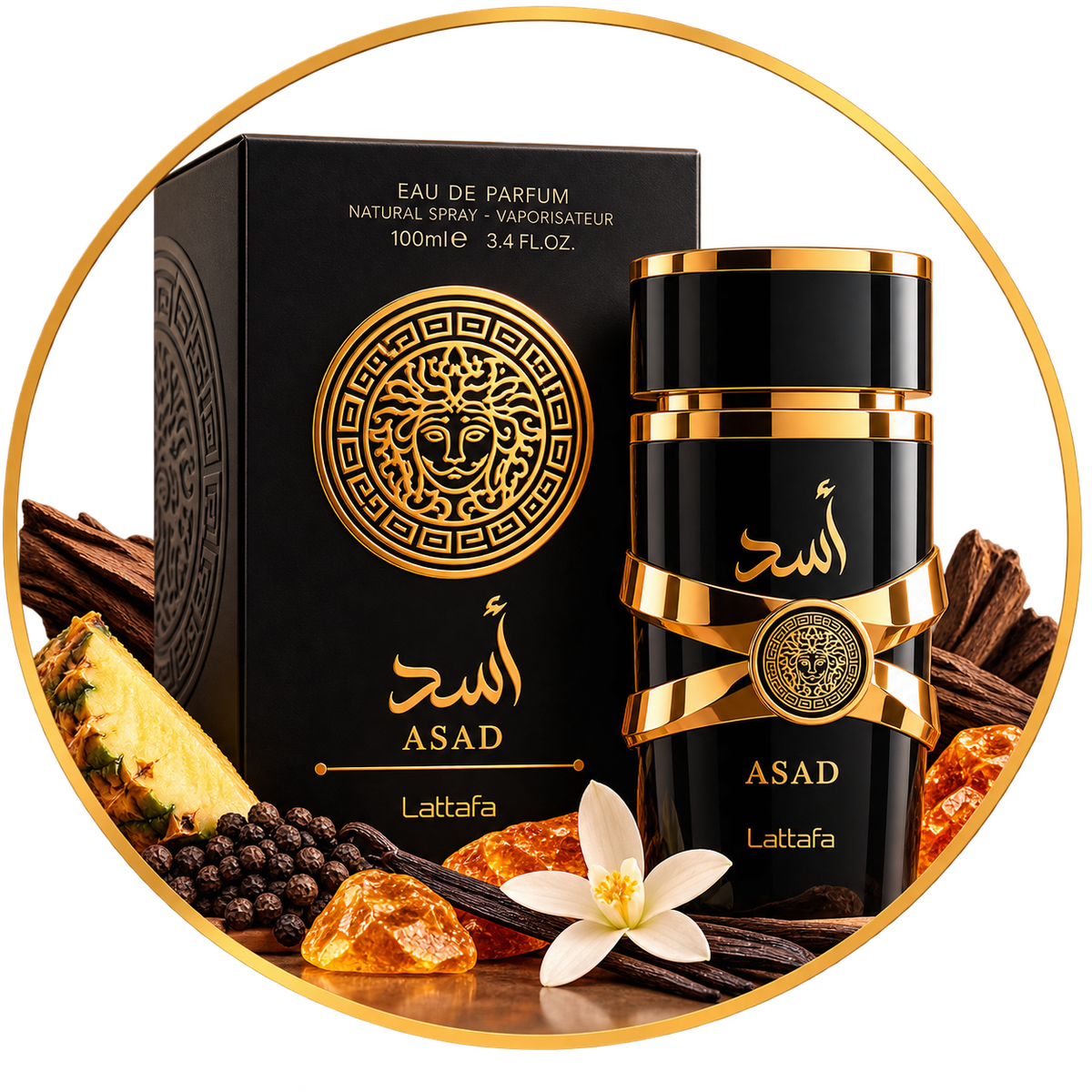 Lattafa Asad Eau de Parfum 100ml – For Men