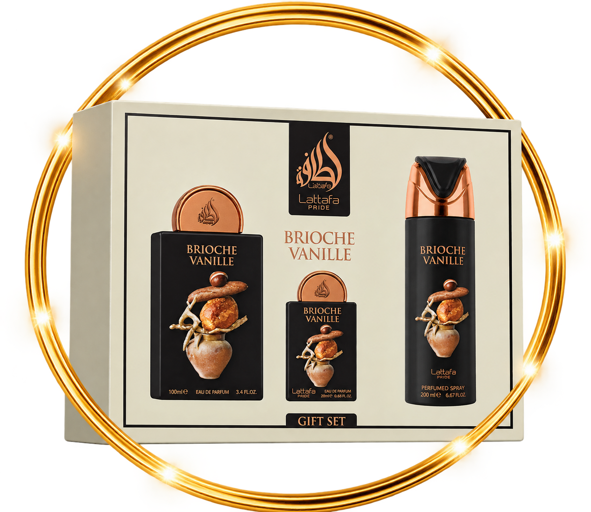 Lattafa Brioche Vanille Gift Set – Unisex
