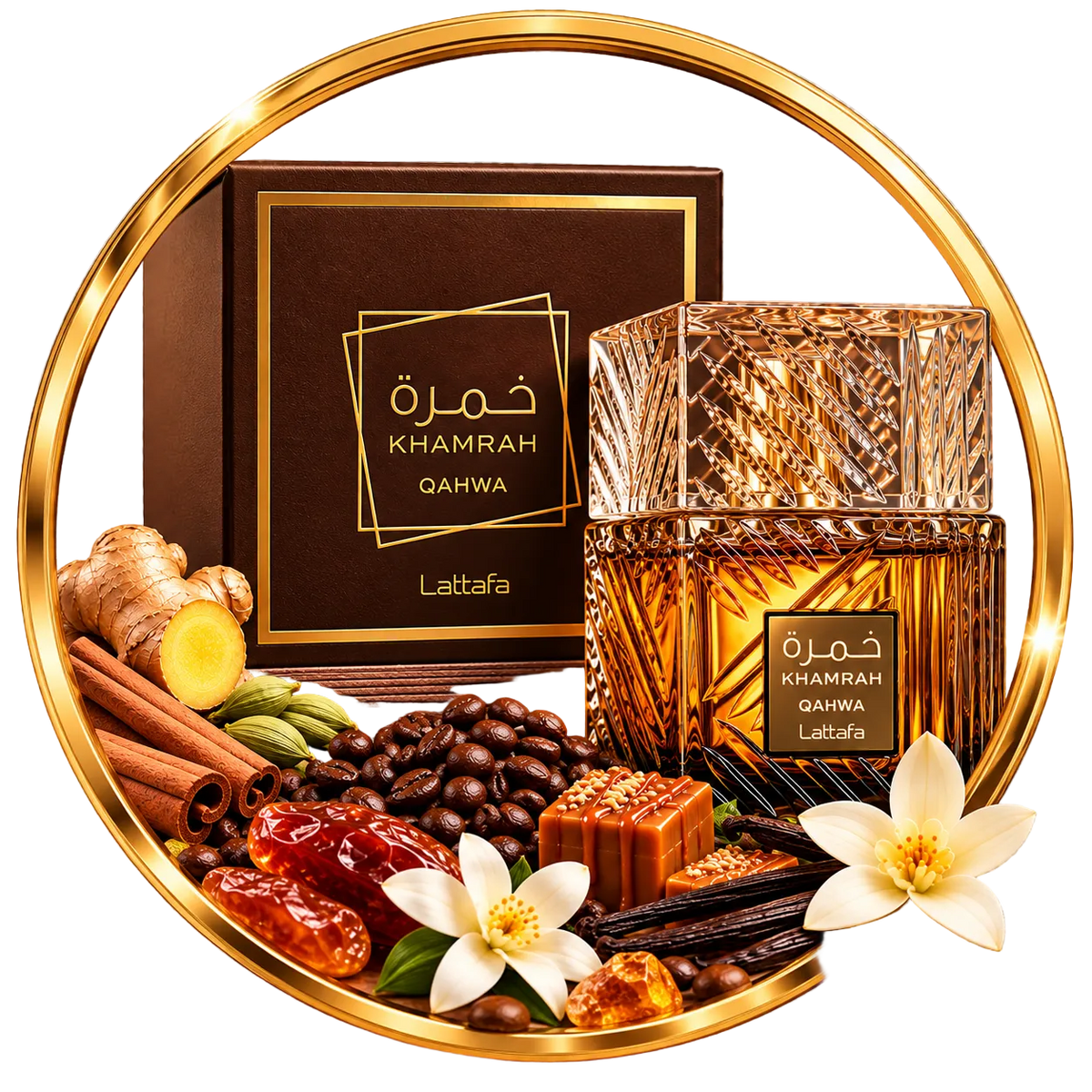 Lattafa Khamrah Qahwa Eau de Parfum 100ml – Unisex Arabian Fragrance