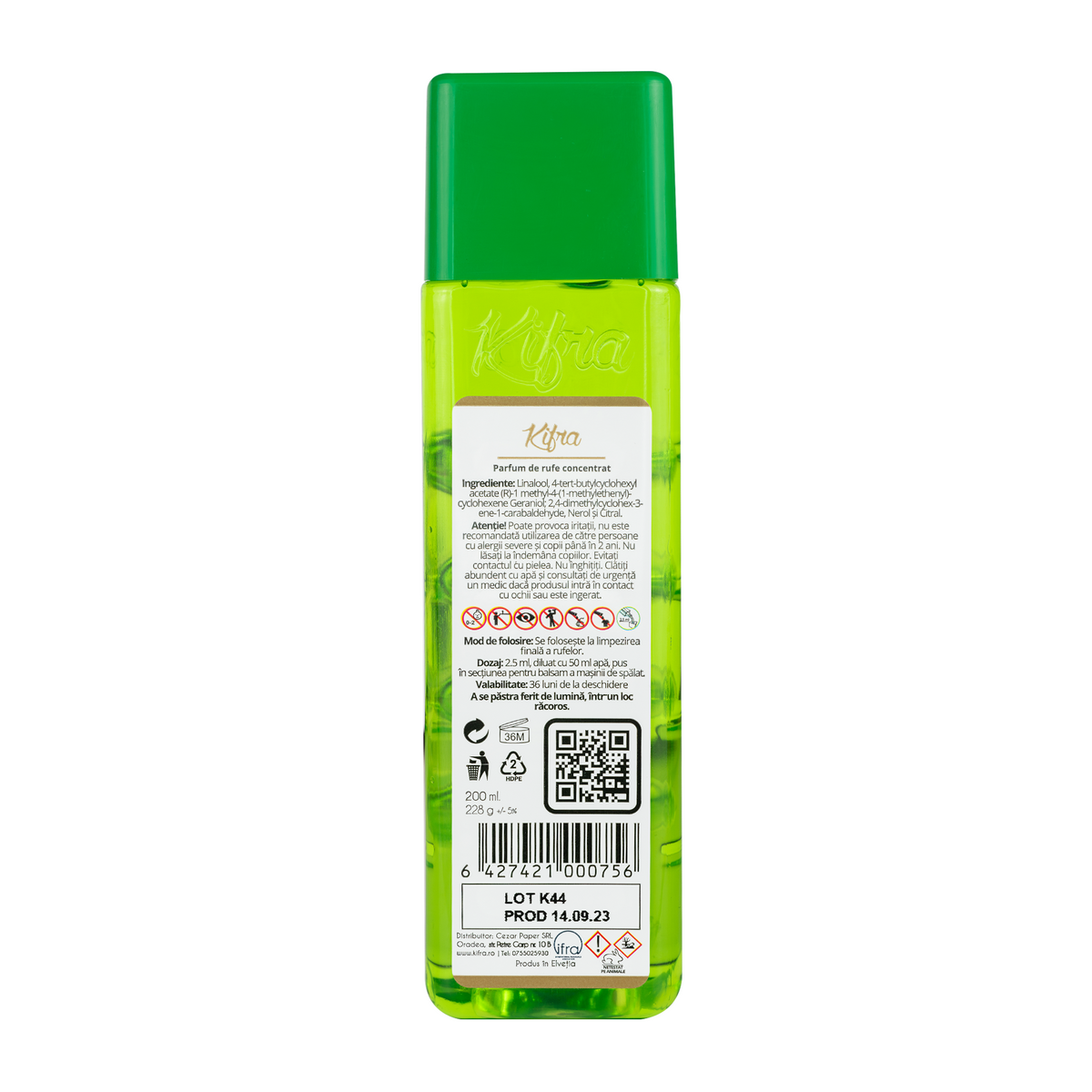 Kifra Vetiver Concentrated Laundry Perfume – Limited Edition